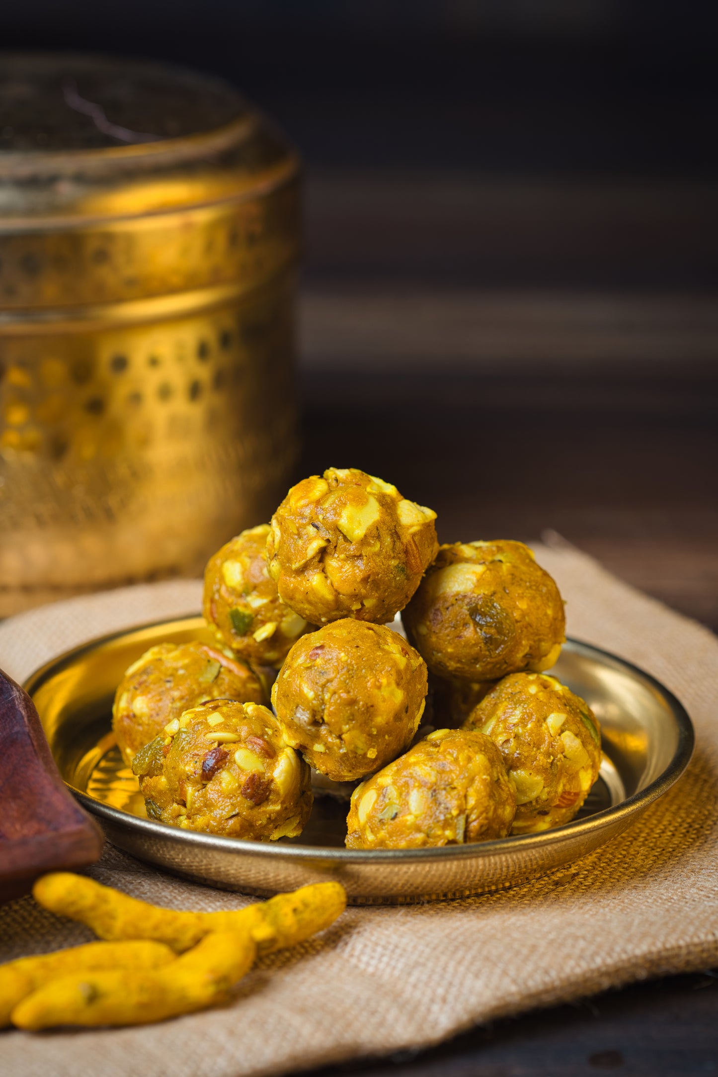 Postnatal Haldi Laddu