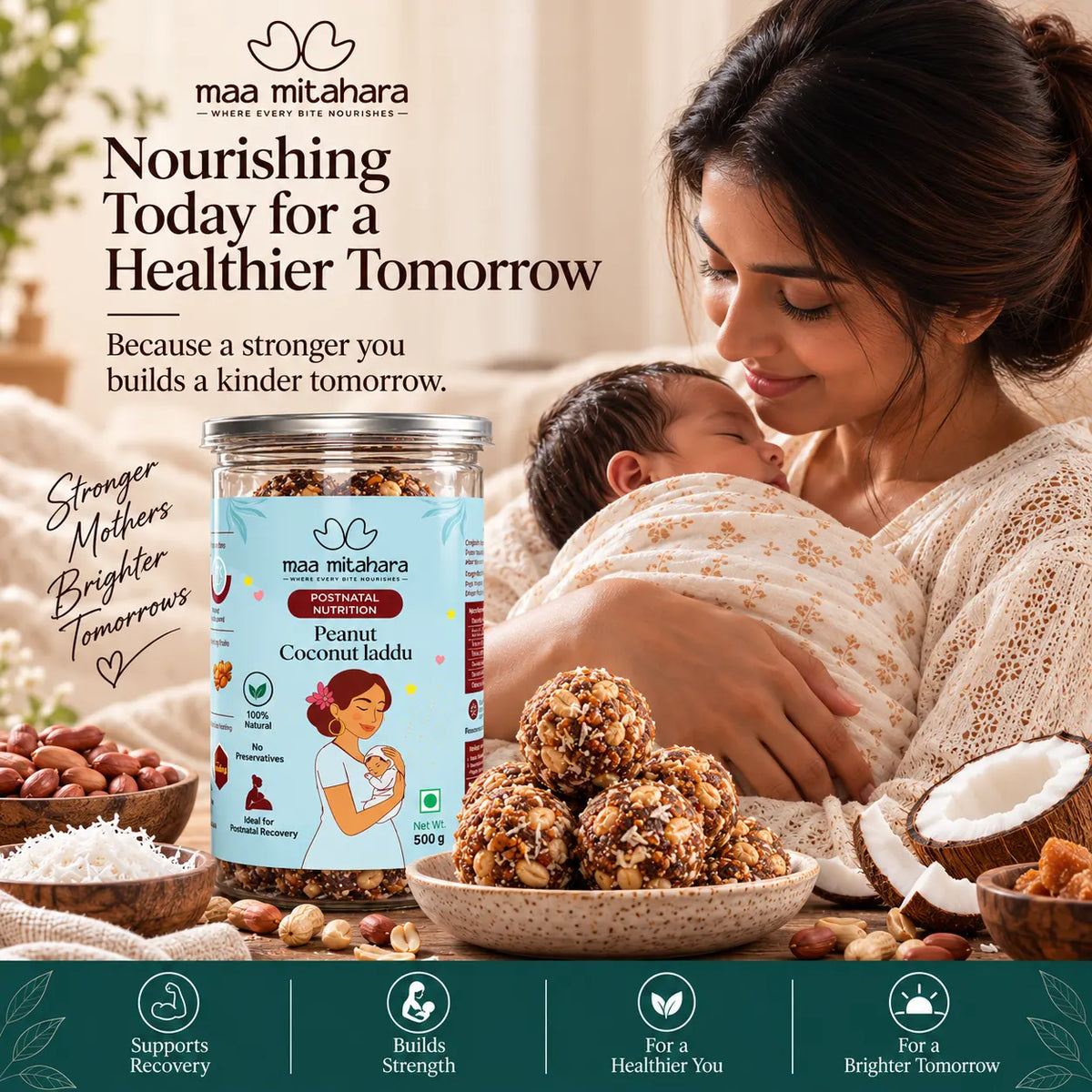 Peanuts Coconut Laddu