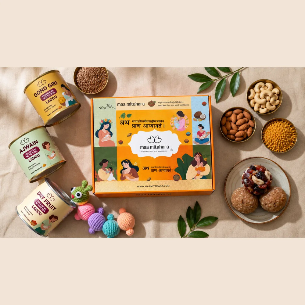 Ajwain, Gond Giri & Dry Fruit Laddus – All in One Combo