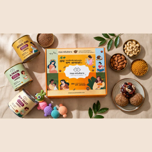 Ajwain, Gond Giri & Dry Fruit Laddus – All in One Combo